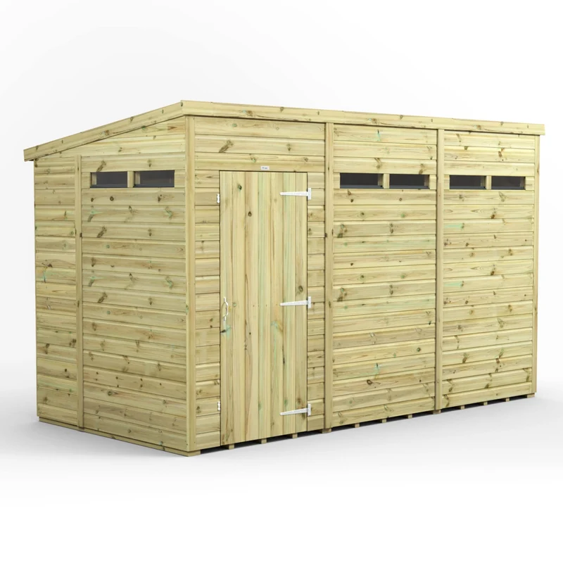 Premium Pent Security Shed