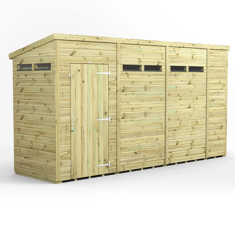 Premium Pent Security Shed