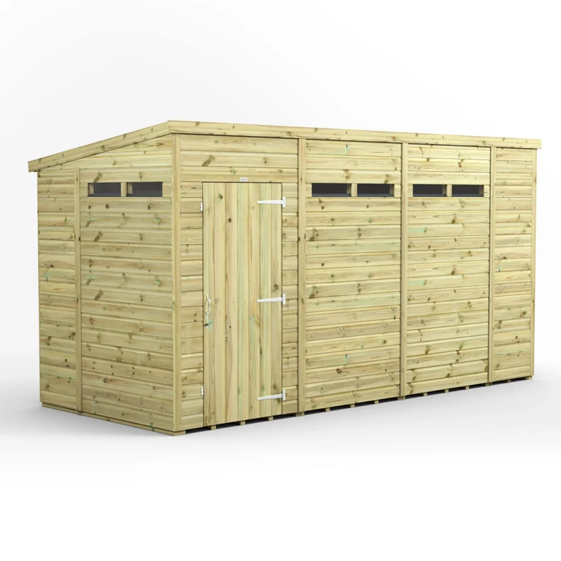 Premium Pent Security Shed