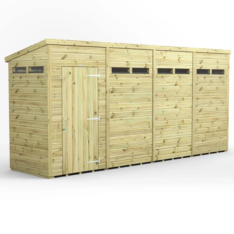 Premium Pent Security Shed