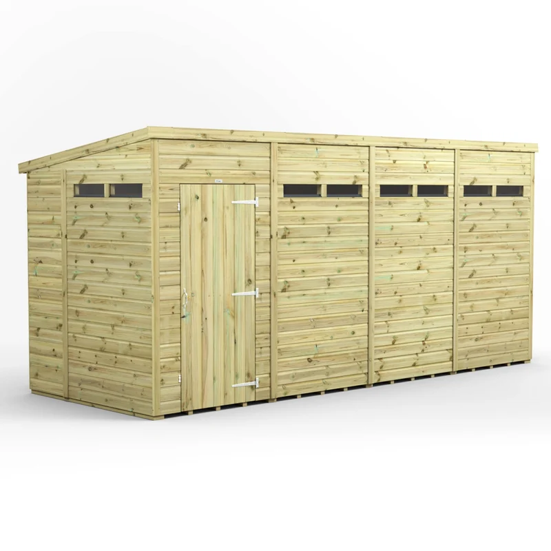Premium Pent Security Shed