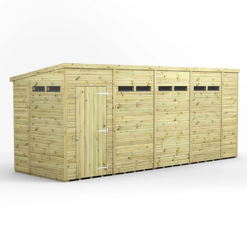 Premium Pent Security Shed