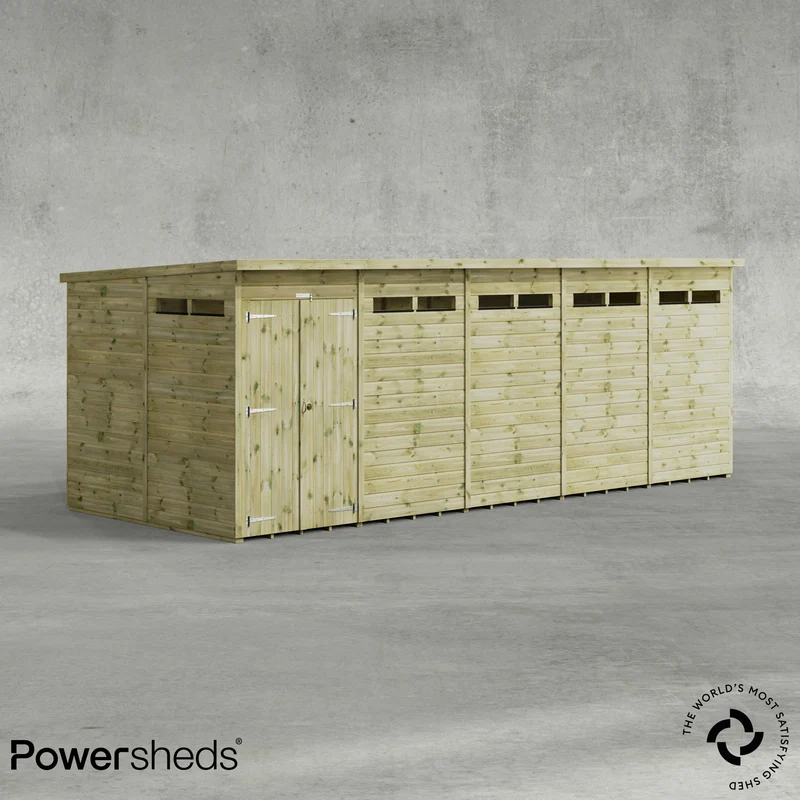 Premium Pent Security Shed