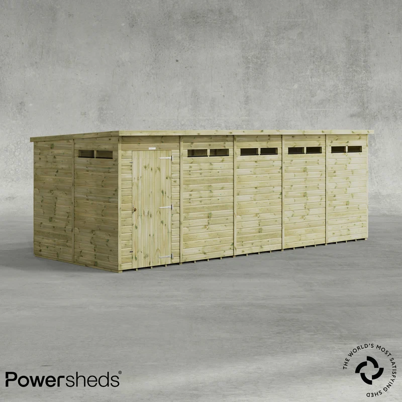 Premium Pent Security Shed