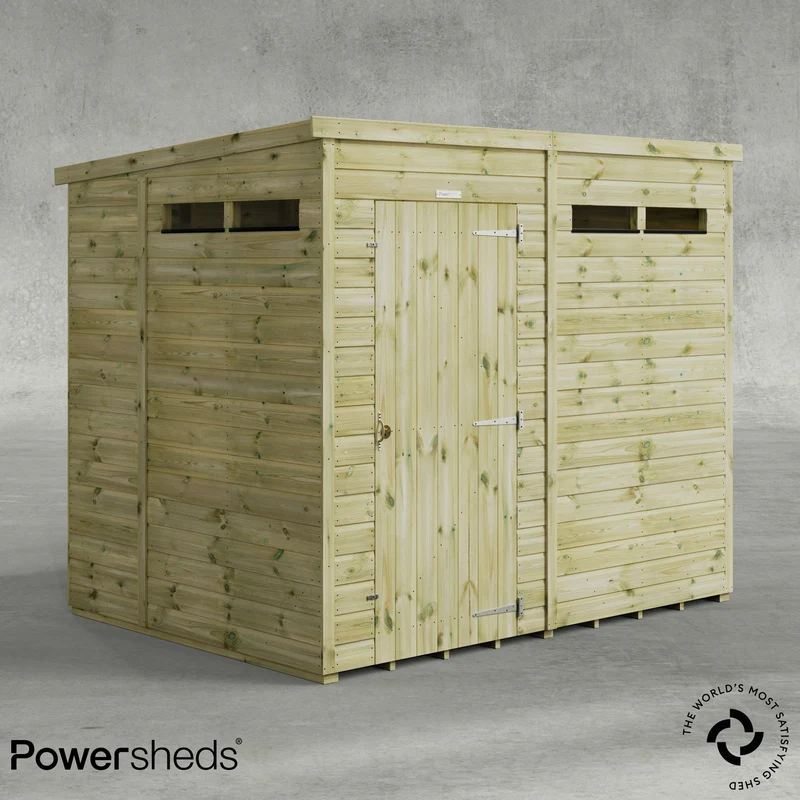 Premium Pent Security Shed