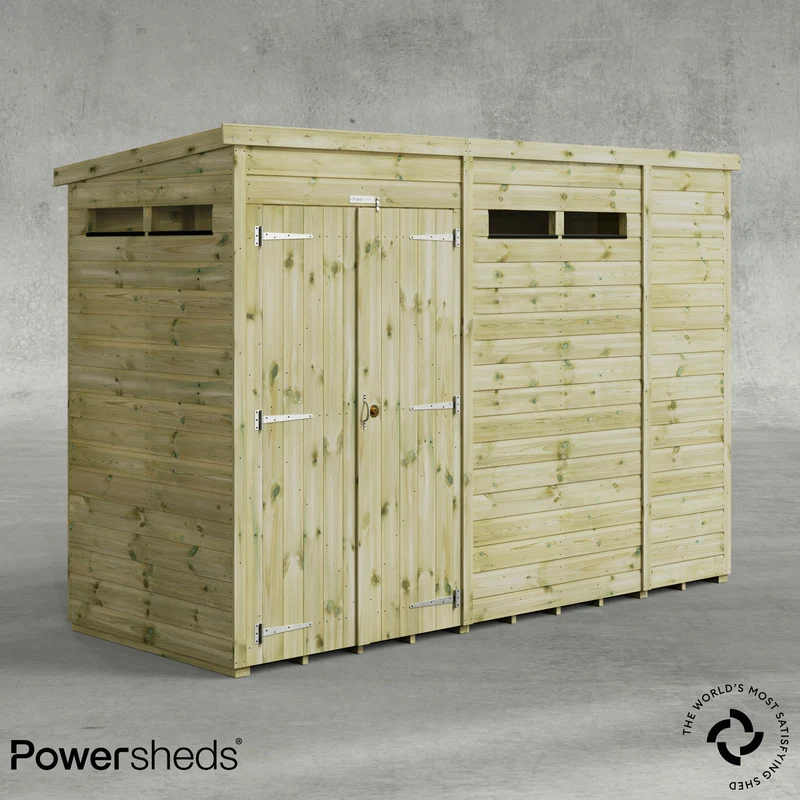 Premium Pent Security Shed