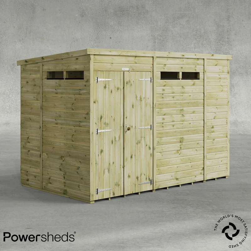 Premium Pent Security Shed