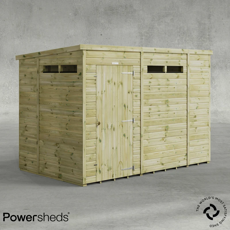 Premium Pent Security Shed