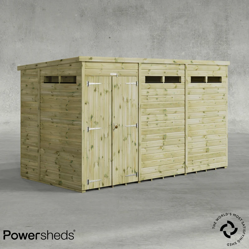 Premium Pent Security Shed