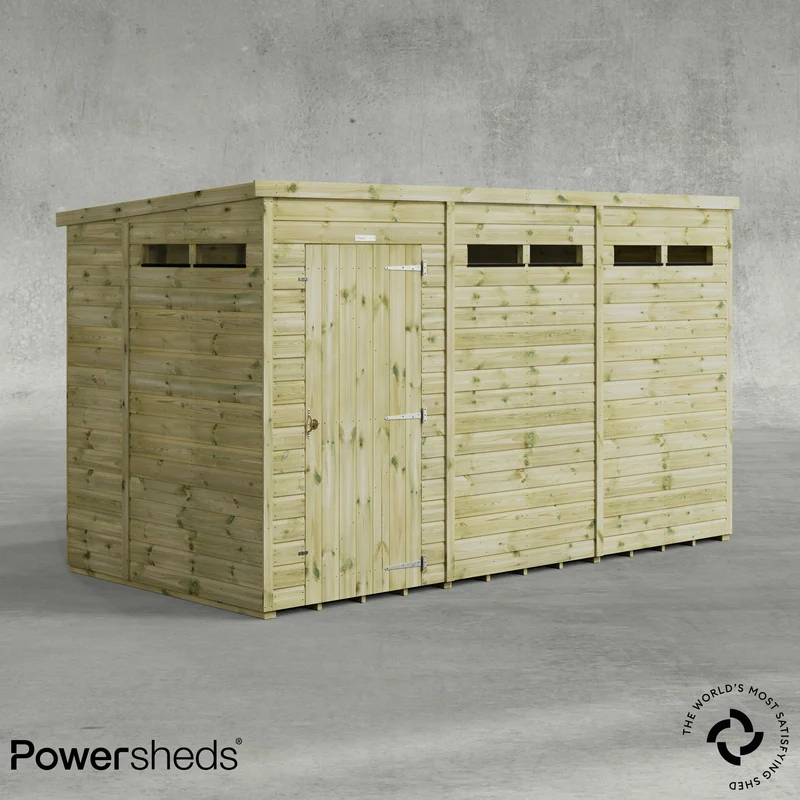 Premium Pent Security Shed