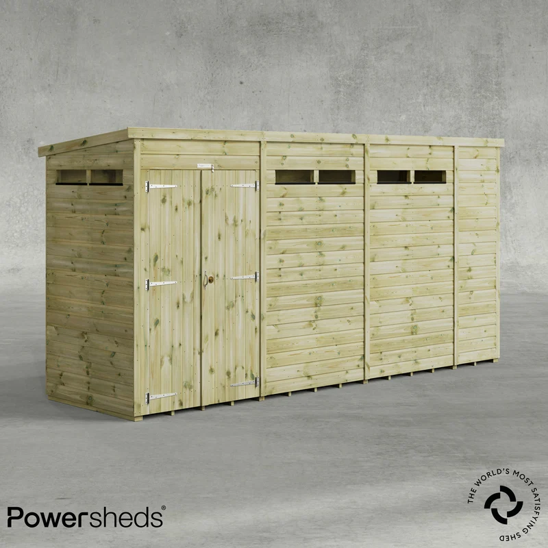 Premium Pent Security Shed