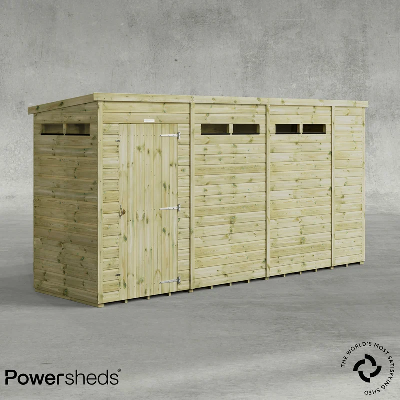 Premium Pent Security Shed
