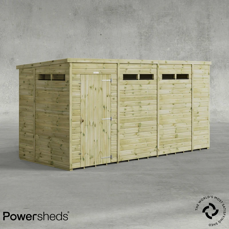 Premium Pent Security Shed
