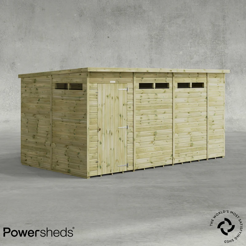 Premium Pent Security Shed