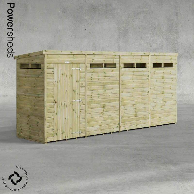 Premium Pent Security Shed