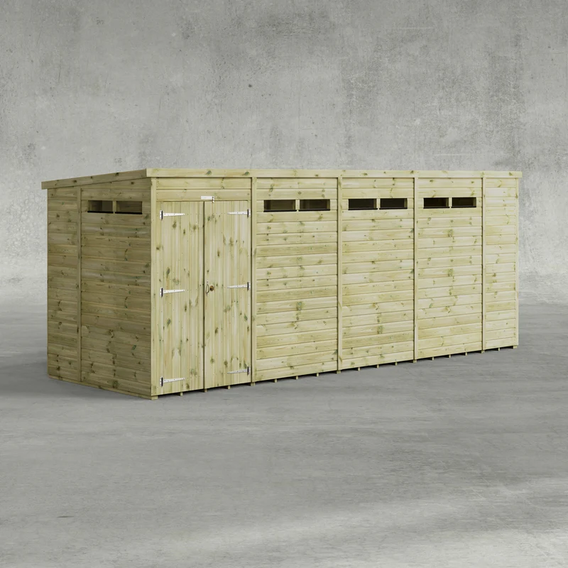 Premium Pent Security Shed