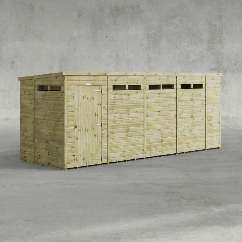 Premium Pent Security Shed