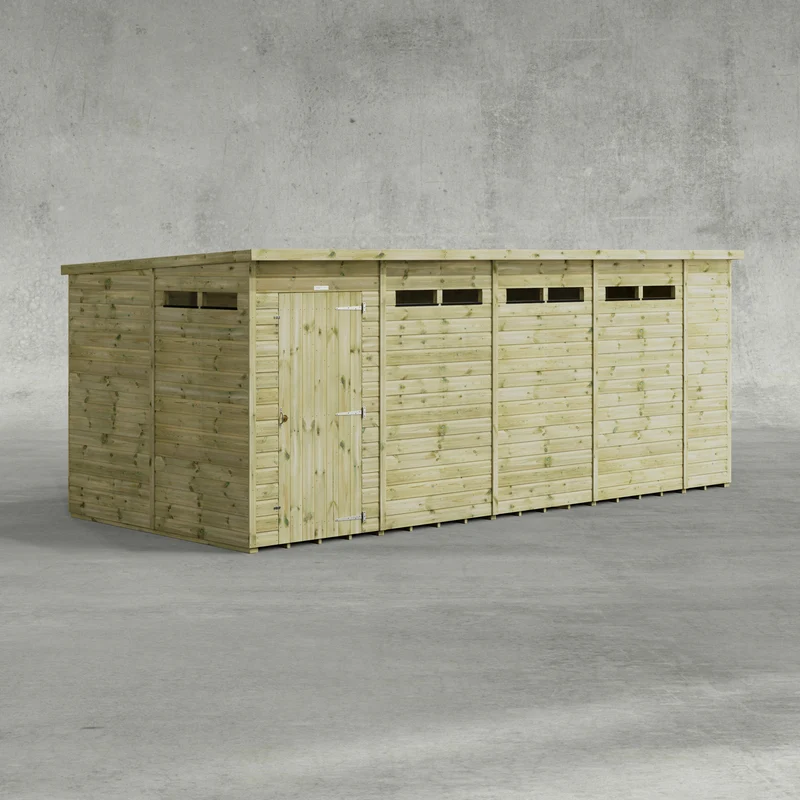 Premium Pent Security Shed