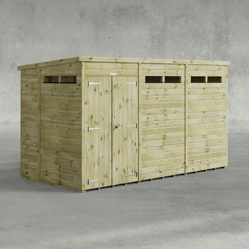 Premium Pent Security Shed