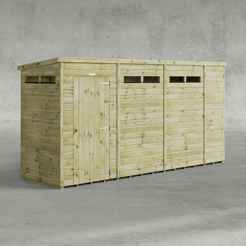 Premium Pent Security Shed