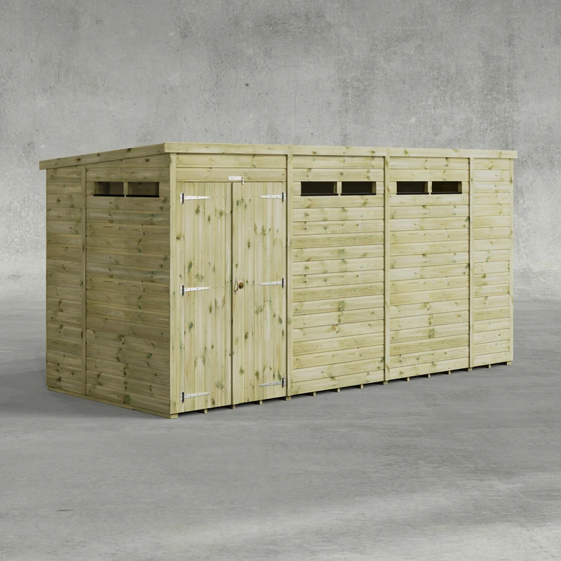 Premium Pent Security Shed