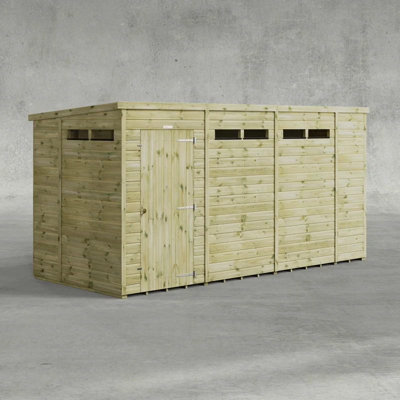 Premium Pent Security Shed