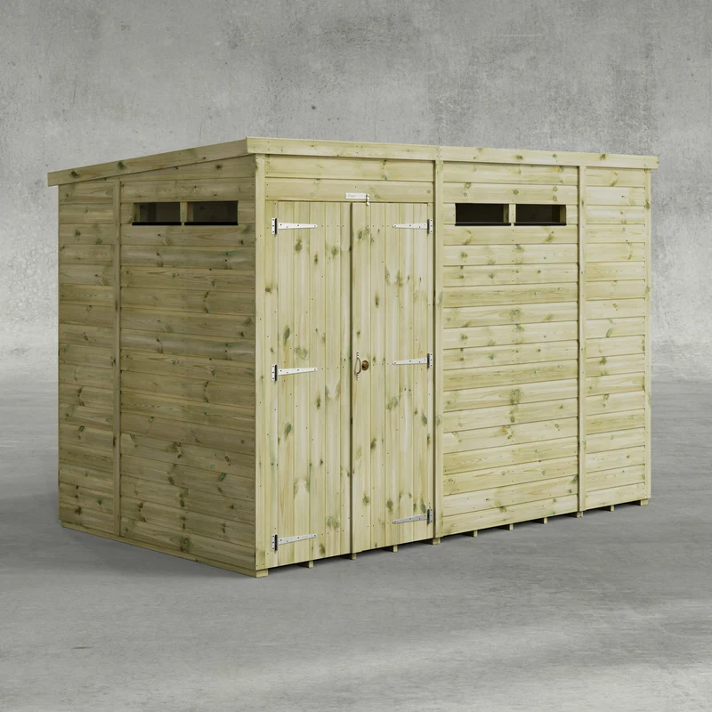 Premium Pent Security Shed