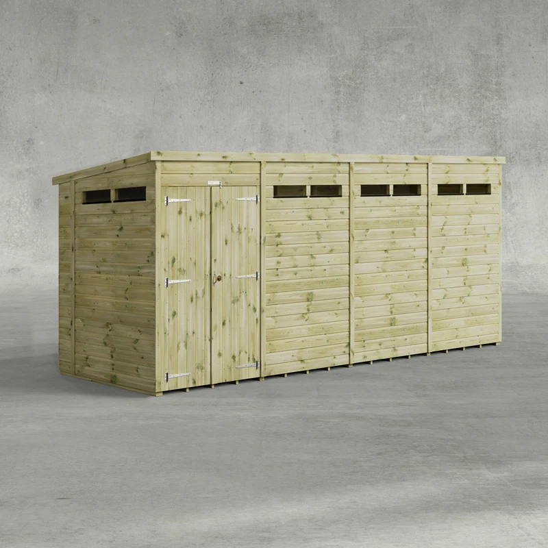 Premium Pent Security Shed