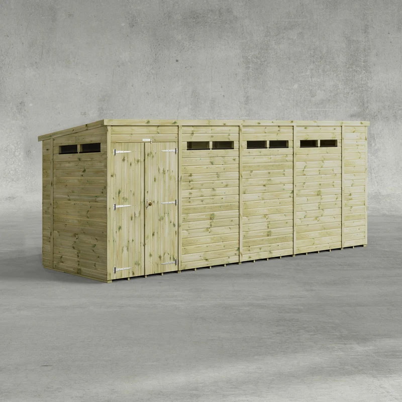 Premium Pent Security Shed