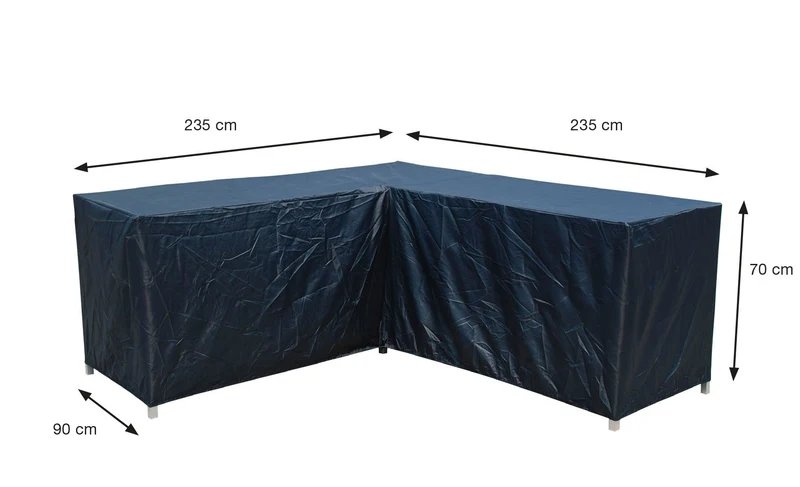 Coverit loungeset L-vorm hoes - 235/235x90xH70 cm