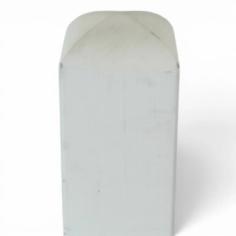 Vierkantpfosten stumpf - Leimholzpfosten - Weiß Lasiert (B-Ware) 9 x 110 cm