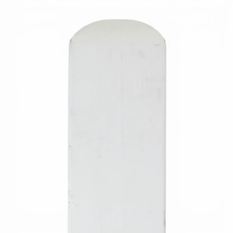 Vierkantpfosten stumpf - Leimholzpfosten - Weiß Lasiert (B-Ware) 9 x 110 cm