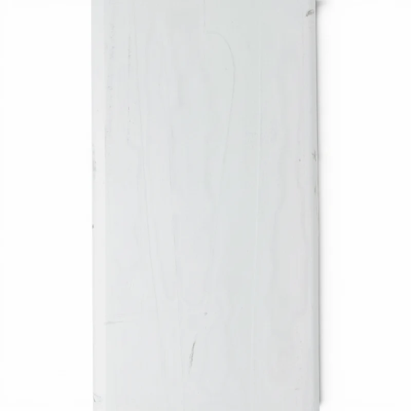 Vierkantpfosten stumpf - Leimholzpfosten - Weiß Lasiert (B-Ware) 9 x 110 cm
