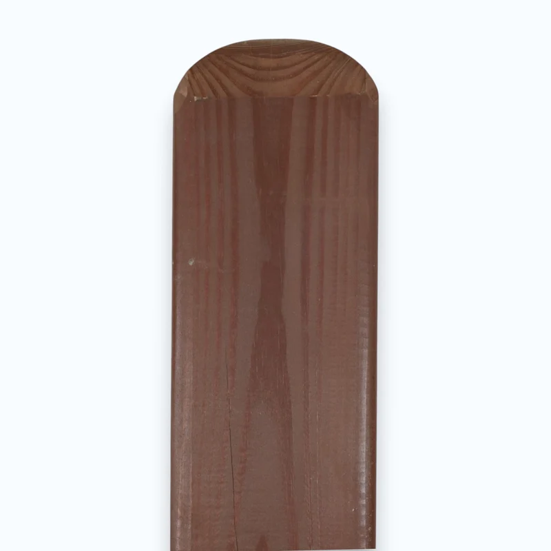 Vierkantpfosten 9x9x110 cm stumpf - Leimholzpfosten - Mahagoni Lasiert
