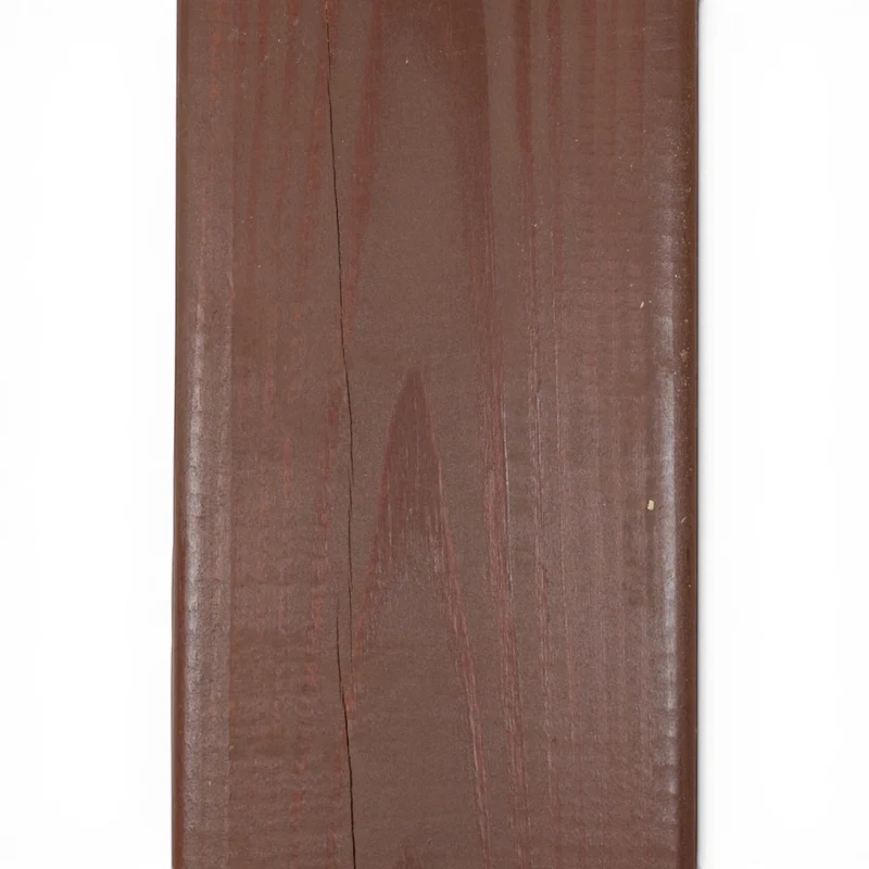 Vierkantpfosten 9x9x110 cm stumpf - Leimholzpfosten - Mahagoni Lasiert