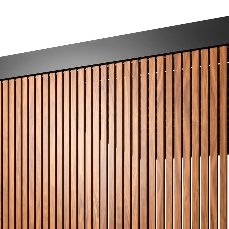 Aluminium Lamellenwand
