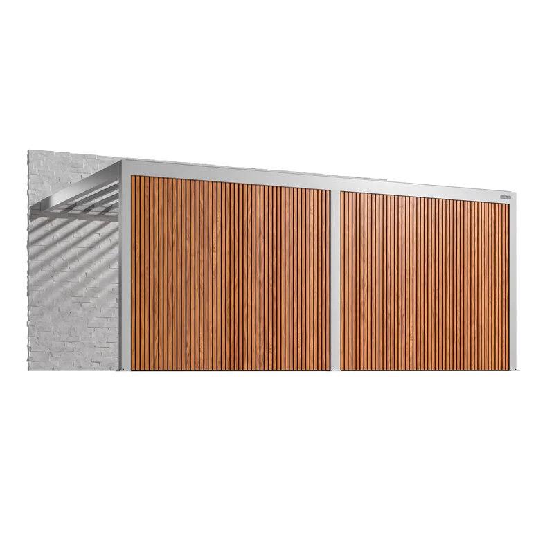Aluminium Lamellenwand