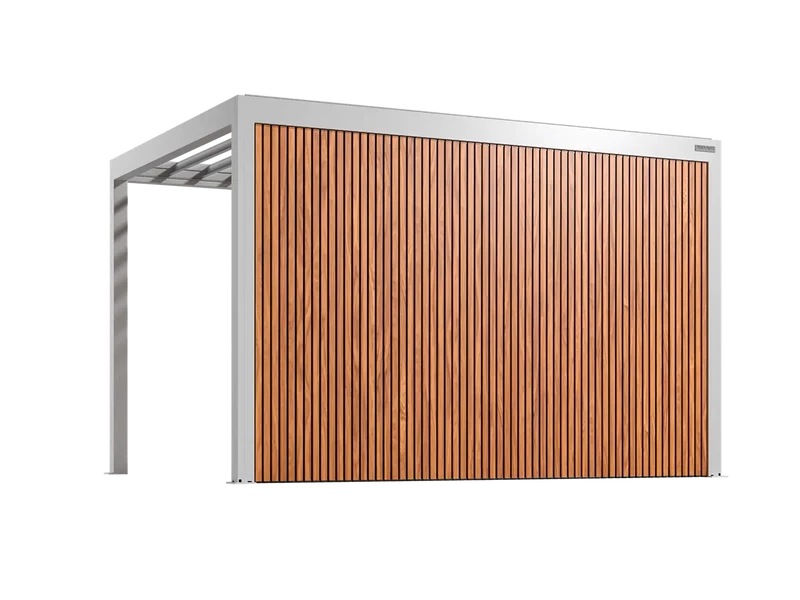Aluminium Lamellenwand