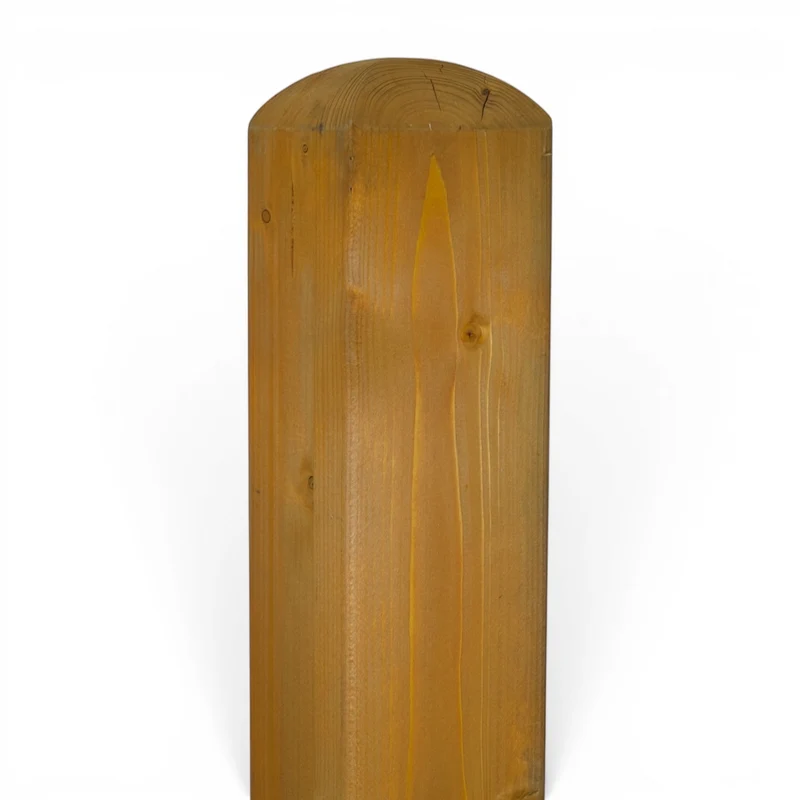 Vierkantpfosten 9x9x110 cm stumpf - Leimholzpfosten - Honig Lasiert