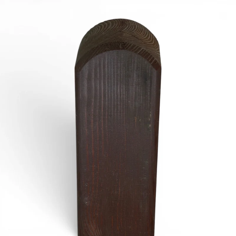 Vierkantpfosten 9x9x210 cm stumpf - Friesenzaunpfosten - Bangkirai Lasiert
