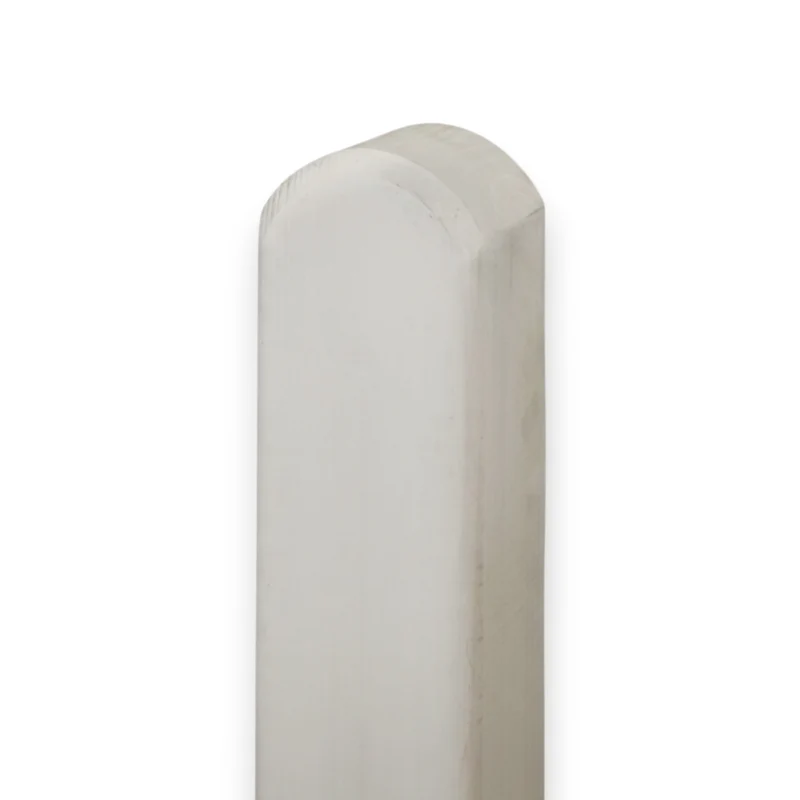 Vierkantpfosten 9x9x110 cm stumpf - Friesenzaunpfosten - Beige Lasiert