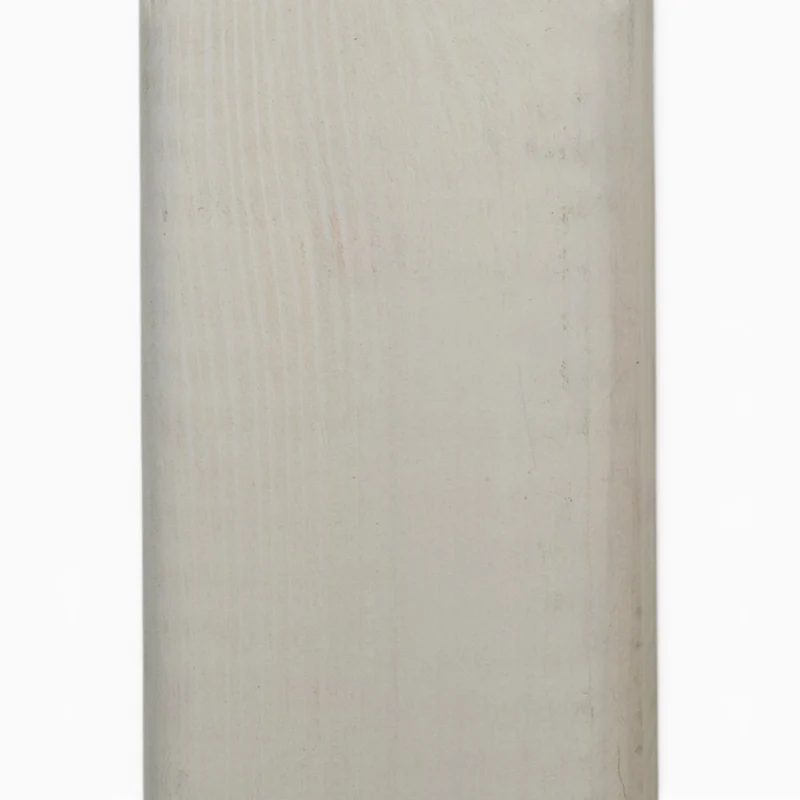 Vierkantpfosten 9x9x110 cm stumpf - Friesenzaunpfosten - Beige Lasiert