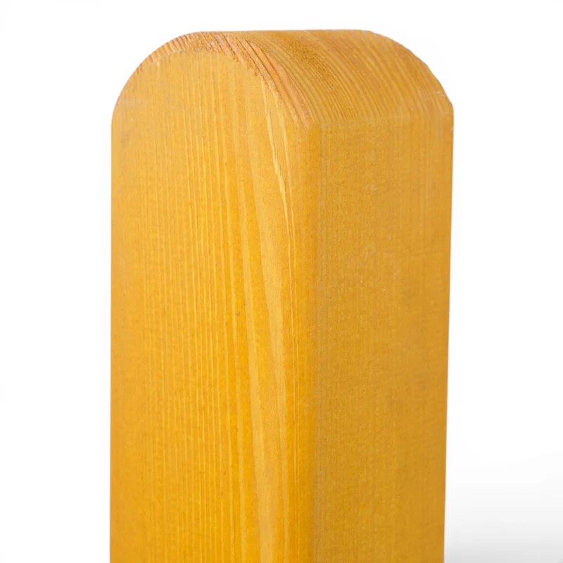 Vierkantpfosten 9x9x110 cm stumpf - Friesenzaunpfosten - Honig Lasiert