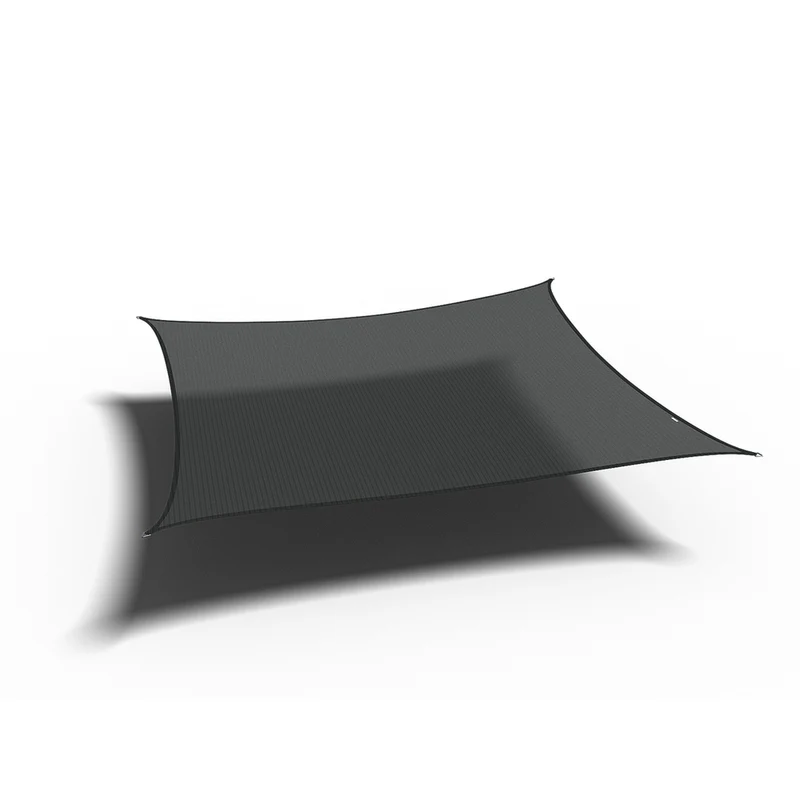 Platinum Sun & Shade Coolfit schaduwdoek vierkant, 360x360cm, Zwart