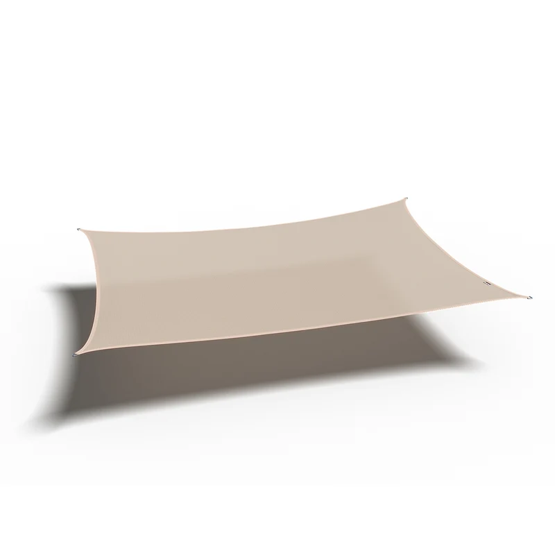 Platinum Sun & Shade Coolfit schaduwdoek rechthoek, 500x300cm, Ecru wit