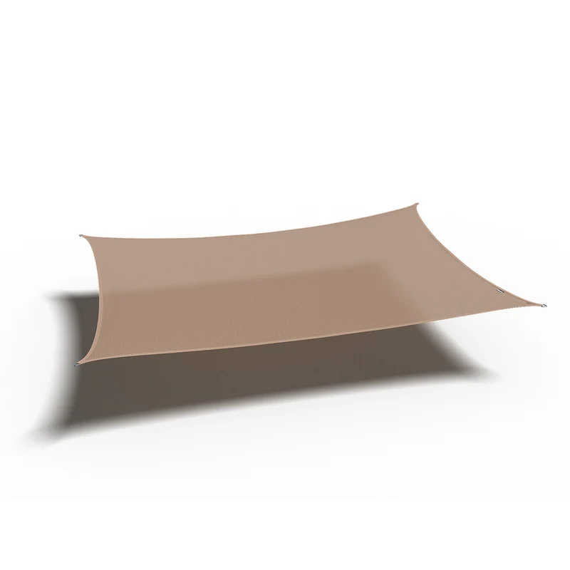Platinum Sun & Shade Coolfit schaduwdoek rechthoek, 400x300cm, Zand