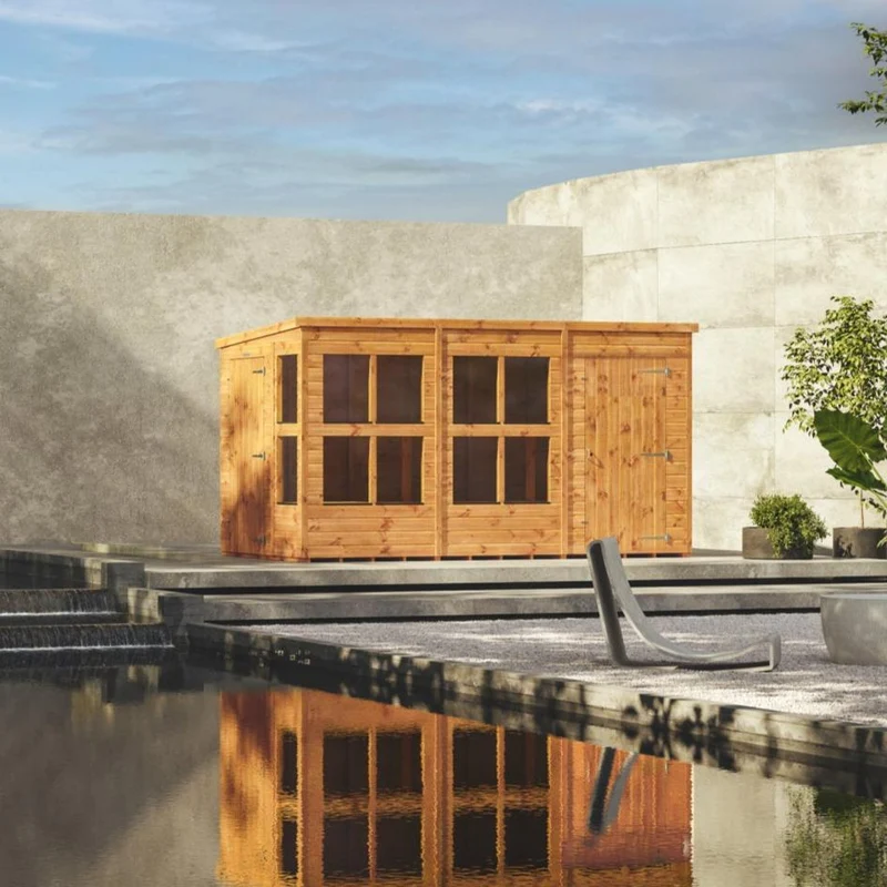 Pent Potting Shed Combi