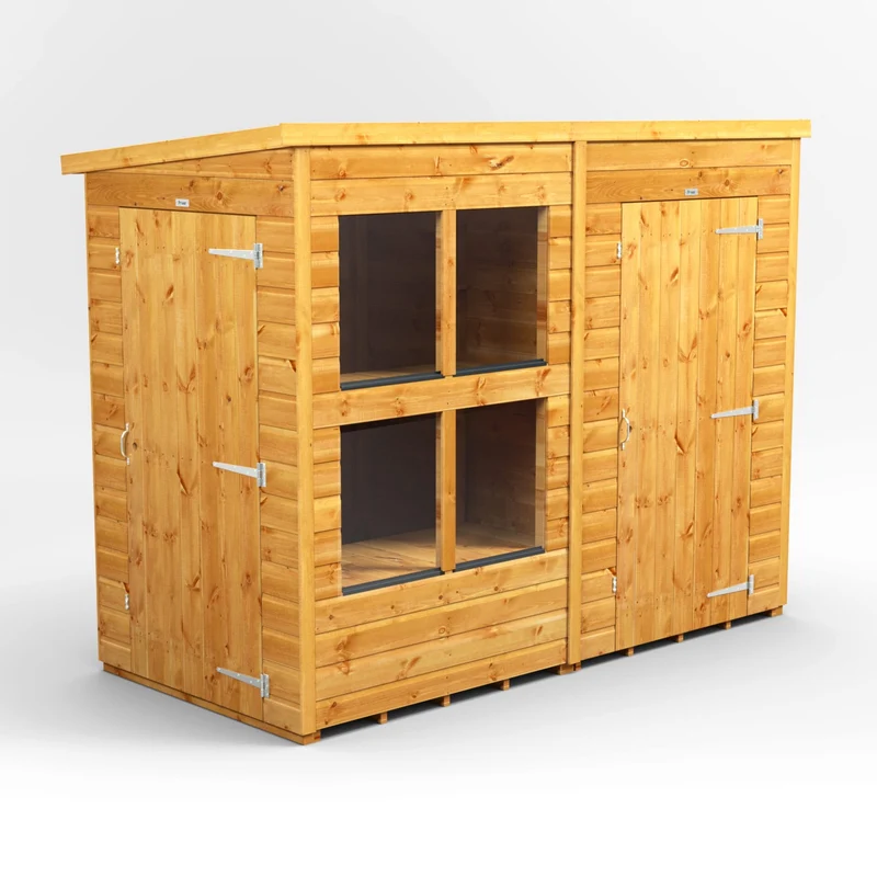 Pent Potting Shed Combi