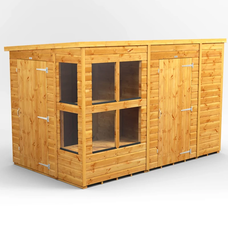 Pent Potting Shed Combi