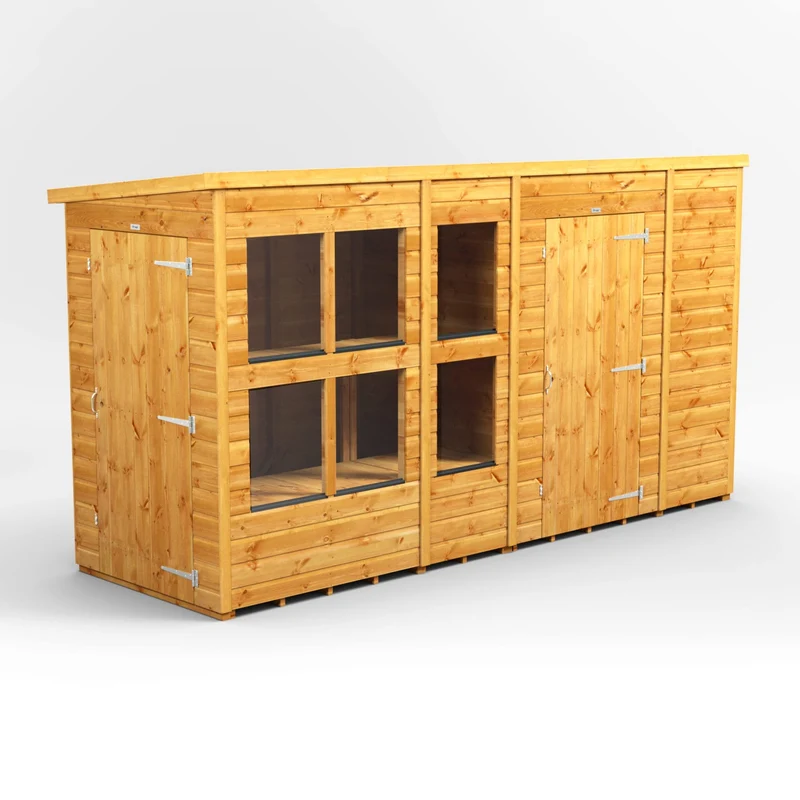 Pent Potting Shed Combi